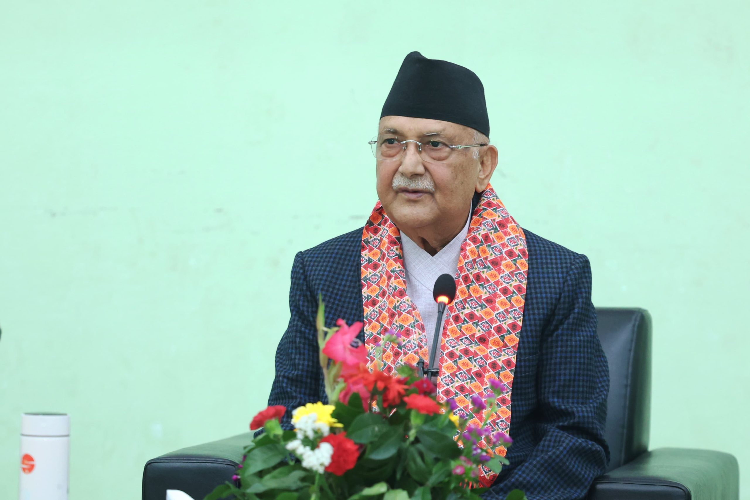 सुशासन र विकासलाई तीव्रता दिन एमालेको बहुमतको सरकार चाहिन्छ : प्रधानमन्त्री