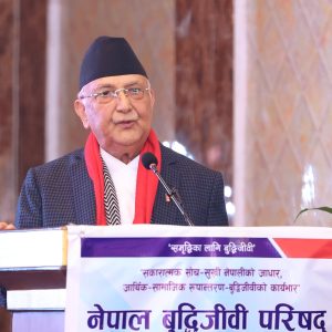 राष्ट्रियहित, परिवर्तन र समृद्धिलाई ध्यान दिएर अघि बढेमा एमालेको एकल बहुमत आउँछः प्रधानमन्त्री