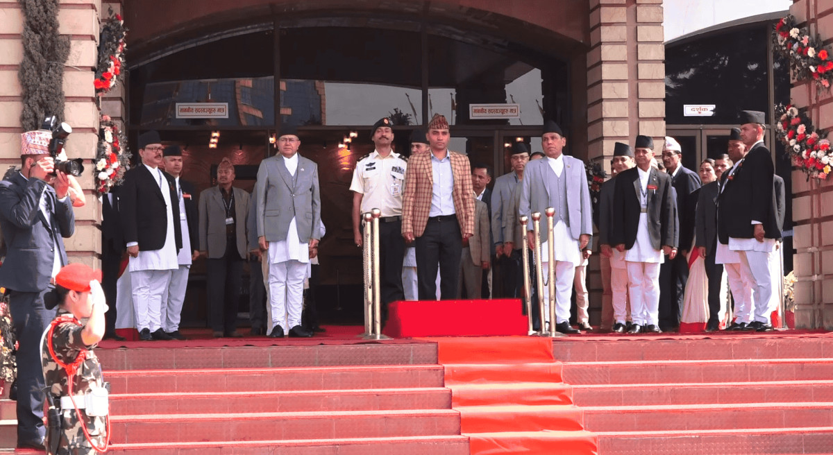 नीति तथा कार्यक्रमलाई संसद्‌ भवनमा पूर्वाभ्यास !