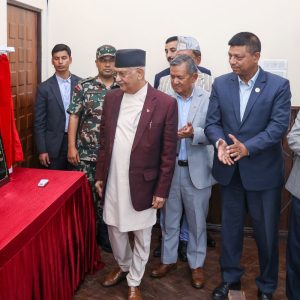 अत्याधुनिक चलचित्र छायांकन स्टुडियो प्रधानमन्त्रीबाट शिलान्यास