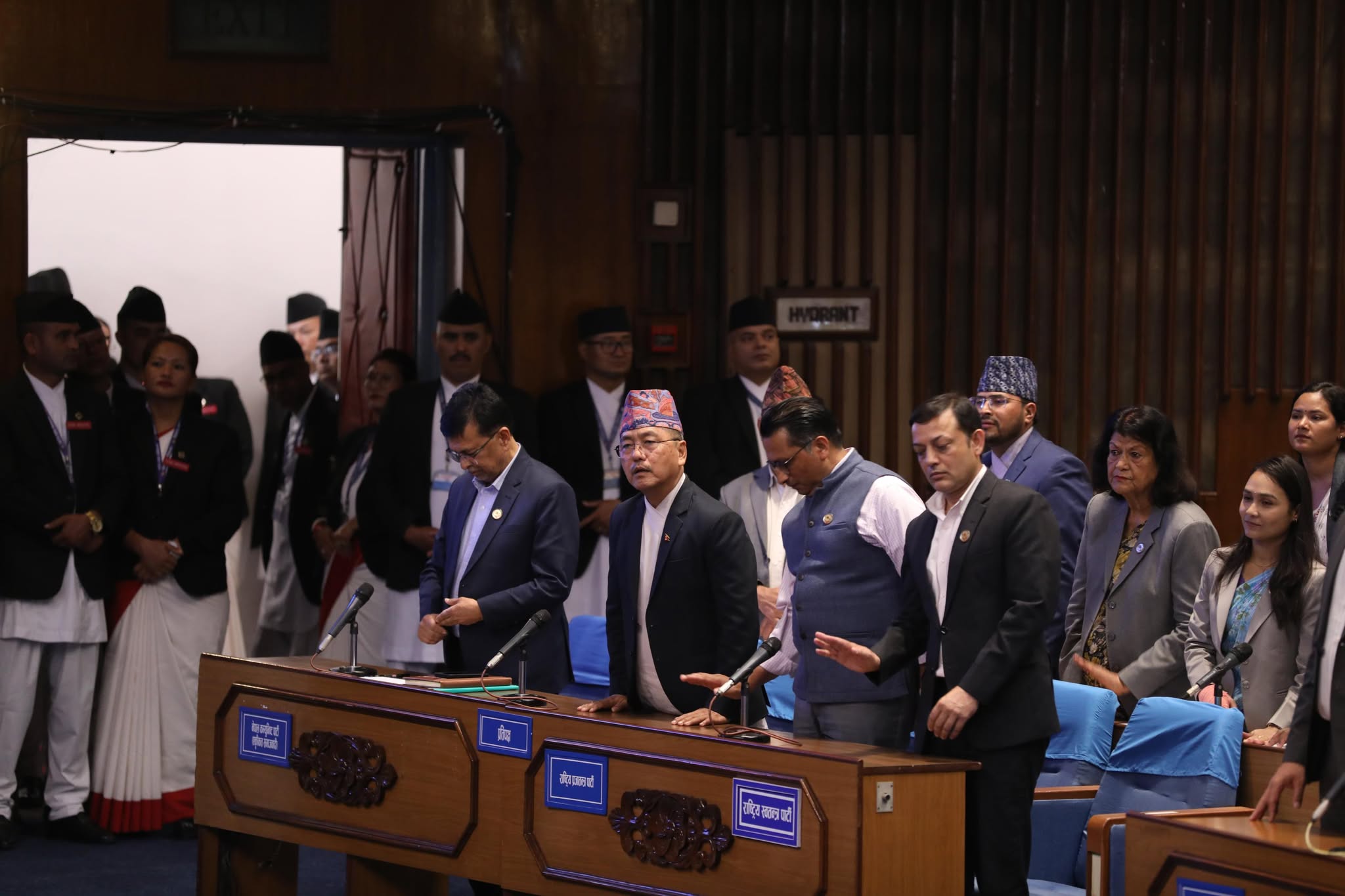 संसदमा राप्रपा र रास्वपाको विरोध कायमै
