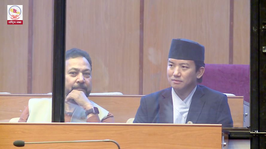 राष्ट्रियसभाको बैठक चलिरहँदा दर्शकदीर्घामा प्रतिनिधिसभाका सांसद पुगेपछि…