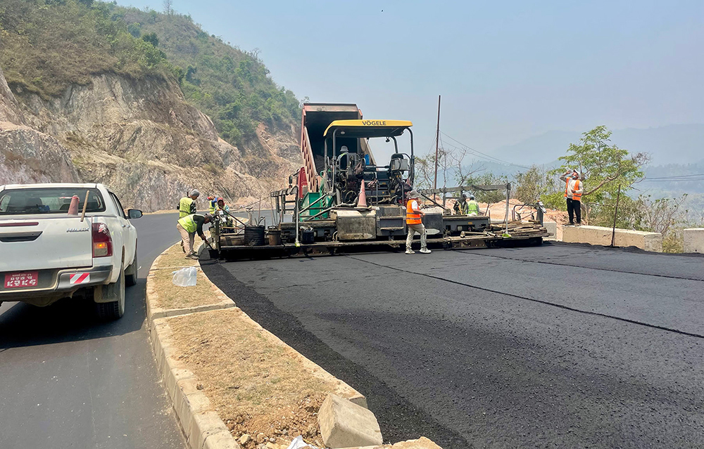 सडक विभागद्वारा कर्णालीमा ७७१.३६ किलोमिटर सडकमा कालोपत्र