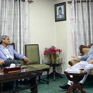 संसद्को गतिरोध हटाउन सभामुख र गृहमन्त्रीबीच छलफल