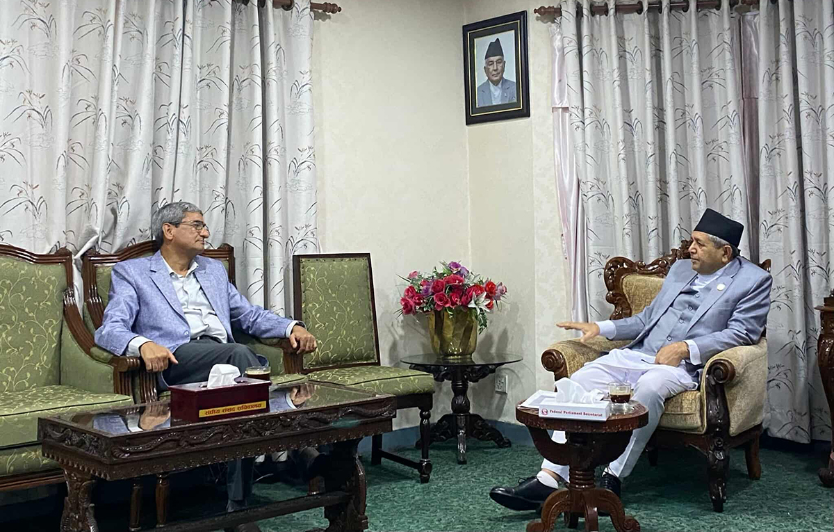 संसद्को गतिरोध हटाउन सभामुख र गृहमन्त्रीबीच छलफल