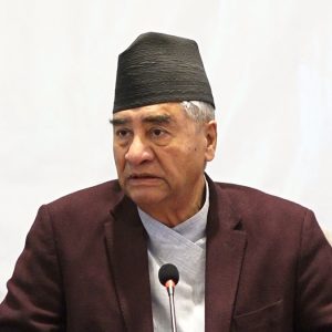 राजावादीको आन्दोलन अर्थहिन रहेको सभापति देउवाको भनाइ