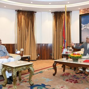 राष्ट्रपति पौडेल र सभामुख घिमिरेबीच भेटवार्ता