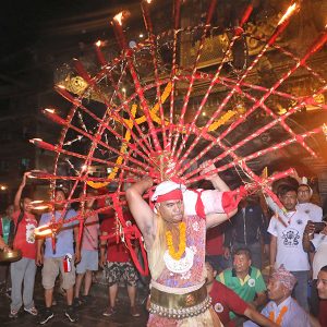 मध्यपुर थिमिमा आज ‘जिब्रो छेड्ने जात्रा’, सांस्कृतिक विरासत जोगाउन वीर बहादुर गजु फेरि अग्रसर