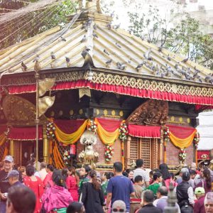 नवरात्रको दोस्रो दिन ब्रह्मचारिणी देवीको पूजा आराधना गरिँदै