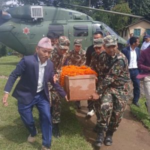 जेनजी आन्दोलनमा प्रहरीको गोलीमा शहीद भएका प्रविन कुलुङको अन्तिम यात्राको तयारी