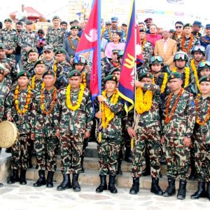 उदयपुरका ऐतिहासिक गढी जोड्दै नेपाली सेनाको ७ दिने पदयात्रा