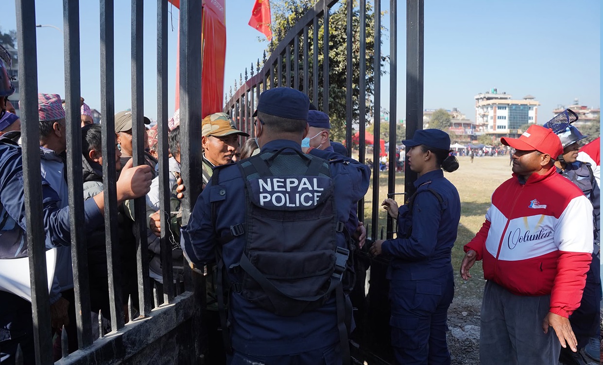 एमाले महाधिवेशन स्थलमा सुरक्षा व्यवस्था कडा