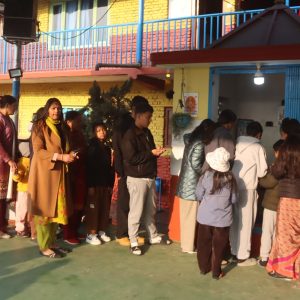 विद्या र सिर्जनाको आराधना: श्रीपञ्चमीमा सरस्वती मन्दिरमा भक्तजनको लर्को